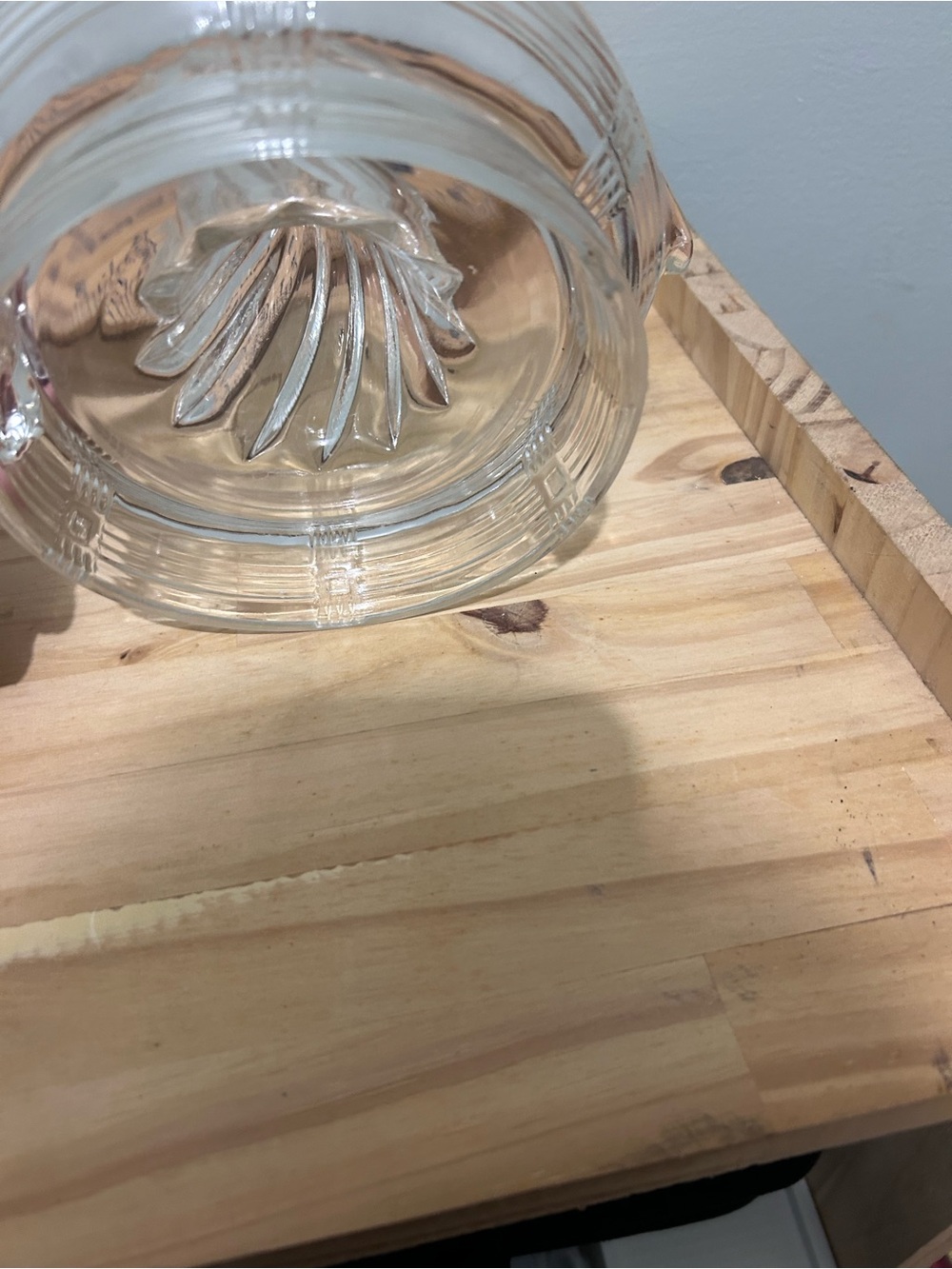 Vintage glass juicer